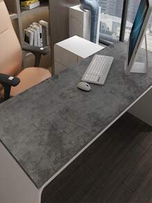 Dán giấy tường màu trơn Hình học Sọc ca rô - Màu xám đen - Xem 3