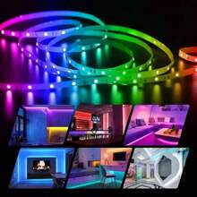 5v 5050 Rgb Led Light Strip Con Control Remoto Ir De 24 Teclas - Multicolor - Ver 3