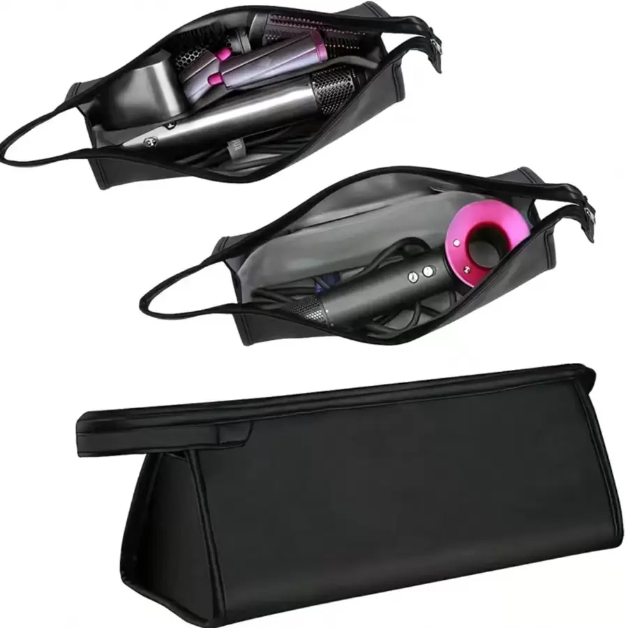 1 Hộp Du Lịch Cho Máy Tạo Kiểu Tóc Airwrap/Shark Flexstyle, Hộp Đựng Di Động Cho Máy Sấy Tóc Siêu Âm, Túi Đựng Đồ Du Lịch Chống Nước Chống Trầy Xước Chống Bụi Chống Sốc - màu đen - Xem 1