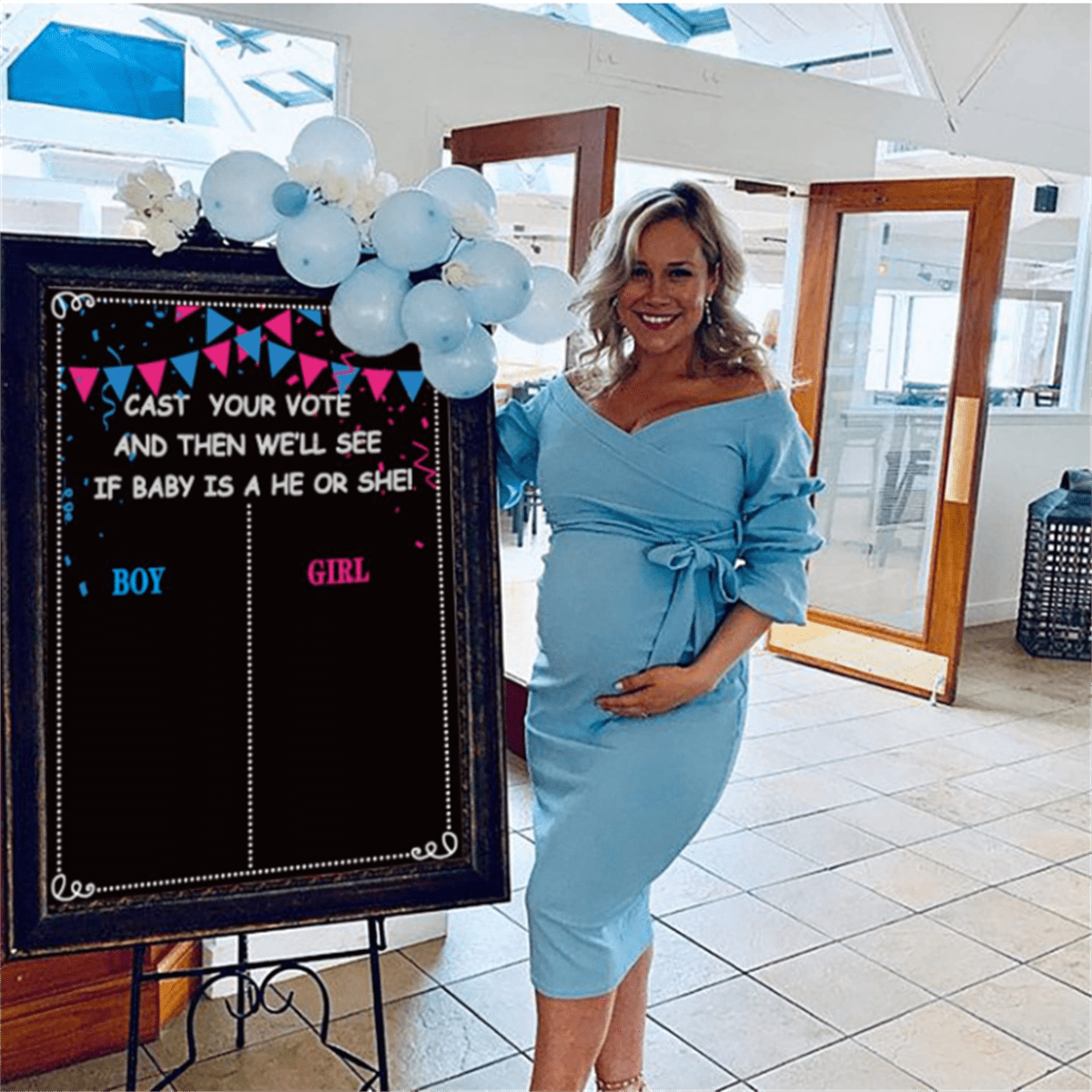 Gender Reveal Decoration Set Gender Reveal Voting Game Boy Or Girl