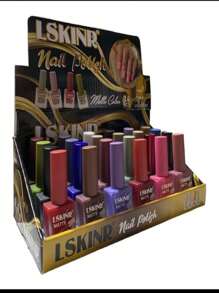 Barniz de uñas esmalte 4 colores diferentes efecto mate 4 piezas - Multicolor - Ver 2