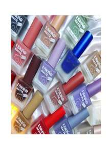 Barniz de uñas esmalte 4 colores diferentes efecto mate 4 piezas - Multicolor - Ver 4