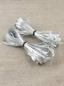 Conjunto De 20 Piezas De Accesorios Para El Cabello De Trenzas De Pp Plateado Para Mujeres, Incluyendo Diadema, Cinta De Colores Y Cuerda De Trenza, Para Un Estilo Personalizado De La Moda Callejera - Plateado - Ver 11