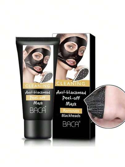 Máscara eliminadora de puntos negros, 60g Máscara purificante que se puede retirar para una limpieza profunda de puntos negros, suciedad y poros para mujeres y hombres