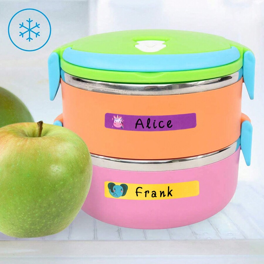 128pcs personalized name labels for kids in school daycare 8 designs