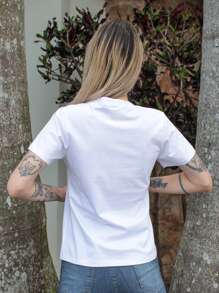 Women T-Shirts - White - View 5