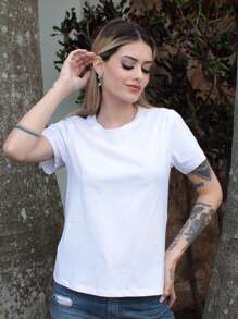 Women T-Shirts - White - View 3