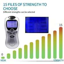Massage & Relaxation Appliance Muscle Massage Machine Muscle Stimulator Machine Massager Patch For Muscles Back Tendonitis - RANDOM COLOR - View 2