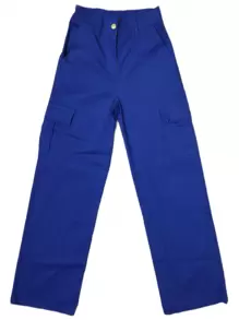 pantalon de cargo para dama ma1120 - azul real - Ver 4