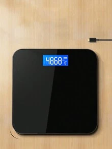 1PC Body Scale Household Small Rechargeable Body Scale High Precision Electronic Scale - Black - View 8