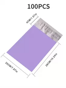 100个紫色快递袋返校 - 淡紫色 - 查看 5
