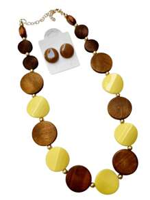 Long Necklaces - Yellow - View 1