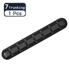 1 Miếng Lỗ Dây điện Đa chức năng Tổ chức cáp Và - màu đen - Xem 7