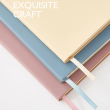 1 件 A5 圣诞拐杖糖彩色裱框厚纸笔记本，160 页，适合工作、办公室和学校 - 淺粉色 - 查看 8