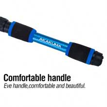 1PC AKAKUMA 1.8M EVA Handle Glass Fiber Telescopic Fishing Rod For Saltwater Freshwater Spinning Jigging Rod - Blue - View 6