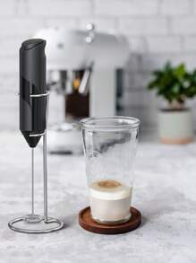 1入組2節aa電池操作電動打奶器(電池不包括在內) - 黑色 - 查看 3