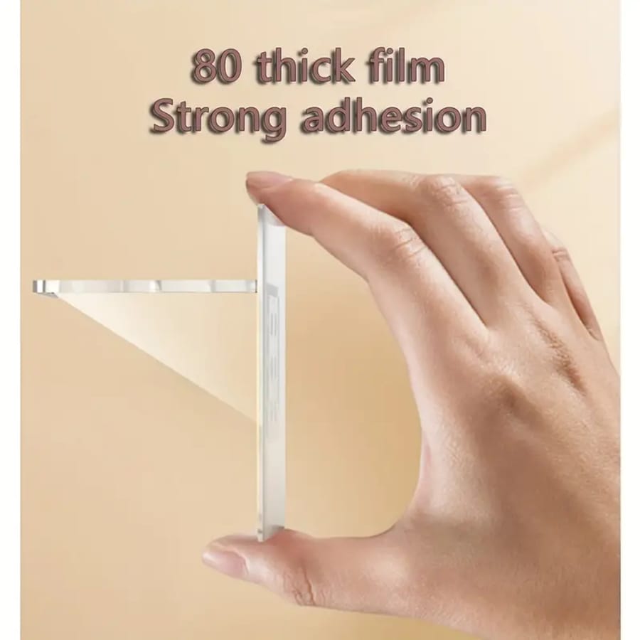 2pcs Heavy Duty Shelf Bracket No Drill, Selfadhesive, Sturdy
