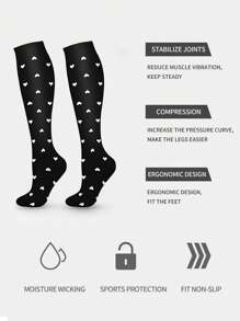 Copper Wellow Compression Socks Women Men 15-15 Mmhg Knee High Pregnant Nurses Pregnancy Maternity Cute Sports Gold Fit Cycling Adult Support Hose Circulation Long Women