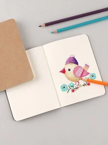 Sách Màu Nước & Vở Tập Vẽ - Màu vàng - Xem 5