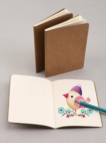 Sách Màu Nước & Vở Tập Vẽ - Màu vàng - Xem 4