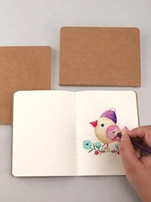 Sách Màu Nước & Vở Tập Vẽ - Màu vàng - Xem 1