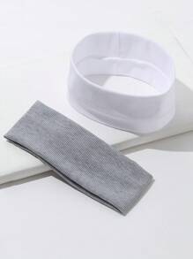 3pcs Solid Color Sport Headbands Casual,Gym Hair Band Turban Headband Sweatband, School Stuff, College Fall Winter Hair Accessories For Women For Vacation Outfits Woman Elegant Scarf Women Bandanas Soft Headwrap