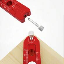 One Piece Red 164MM Adjustable Scribe Gauges Drawing Compass Circular Drawing Tool - Red - View 6