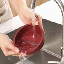 1pc 5 Inch Round Silicone Cake Mold For Baking Small Cakes Diy Handmade Baking Mold - Red - View 6