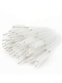 25pcs Disposable Eyelash Extension Brush Makeup Brush Mascara Wands Applicator Spoolers Eyelashes