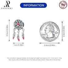 1件925纯银锆石个性化十字架串珠吊坠，2023爆炸设计，适合女孩，可搭配手链、项链，DIY饰品，周年纪念日生日礼物