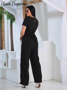 Women Jumpsuits - 黑色 - 查看 4