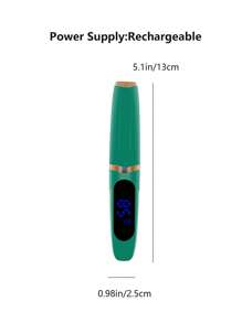 Rizador de pestañas eléctrico con pantalla digital control de temperatura - Verde - Ver 4