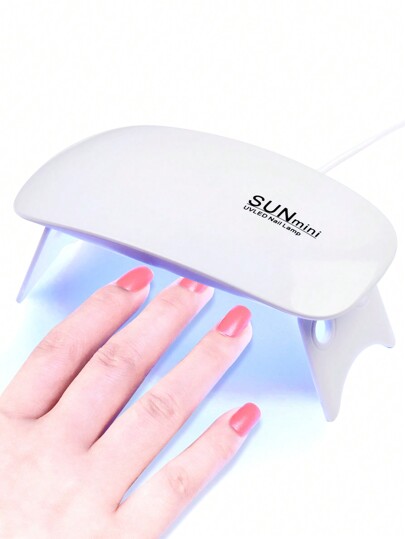 Uv Light For Nails, Miniature Mouse Design Nail Lamp, Eye-Protection, Hand-Protection, All-In-One Led Nail Dryer Machine, Mini Nail Dryer UV Lamp Poly Nail Gel Curing Lamp Manicure Machine Single Finger Nail Lamp For Gel Polish Travel Home Nails Art Tools For Thanksgiving, Valentine'S Day, Birthday, Christmas Gifts
