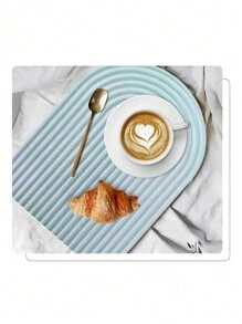 1 Khuôn silicon hình chữ U dùng để đựng chân nến thạch cao, cạnh hình vòm lượn sóng - trắng - Xem 6