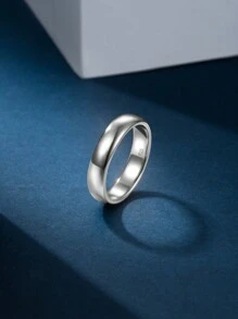 Nhẫn đơn đẹp - Bạc - Xem 2