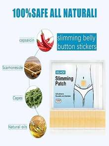 Slim Patch Chinese Medicine Patches For Fat Removal - 藍色 - 查看 4