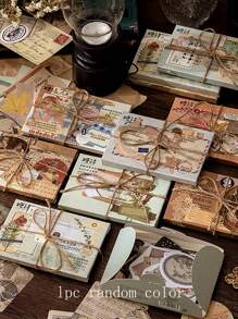 60 pièces Autocollant à motif mixte aléatoire - Multicolore - Voir 1