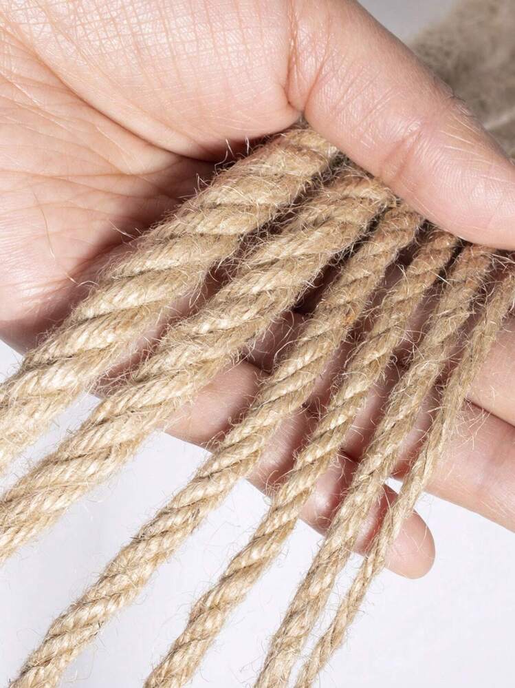 Corde En Jute Naturelle LUOOV 6 Mm – 10 à 40 M, Robuste, Pour Camping, Jardin, Bricolage Et Animaux
