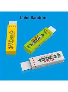 1入組/3入組塑料泡泡糖形狀有趣的電擊玩具(3種顏色) - 彩色 - 查看 5