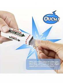 1入組/3入組塑料泡泡糖形狀有趣的電擊玩具(3種顏色) - 彩色 - 查看 6