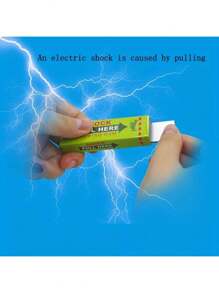 1入組/3入組塑料泡泡糖形狀有趣的電擊玩具(3種顏色) - 彩色 - 查看 3