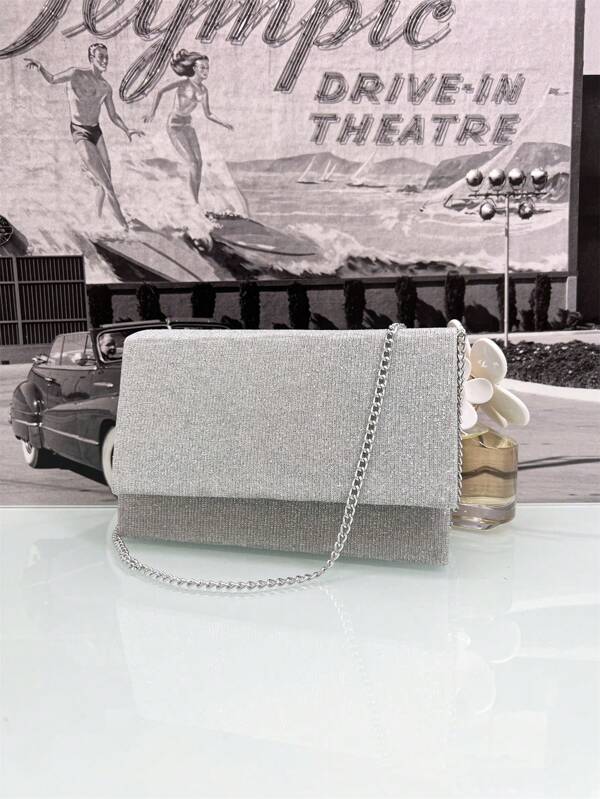 Bolsa Balde com Decoração de Strass, Design Casual de Negócios e Leve, Bolsa Pequena com Cordão, Bolsa Transparente da Moda com Pérolas, Bolsa de Festa Elegante, Exquisita e de Luxo Discreto com Strass, Perfeita para Festa, Jantar/Banquete, Festa de Natal, Mulheres, Noivas