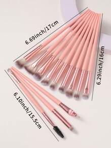 12支装化妆刷套装，优质合成毛眼影晕染刷套装，面部及眼部化妆工具，化妆刷套装，化妆刷组合，化妆刷套装，全套化妆刷，化妆刷套装，全套化妆工具，化妆刷套装，化妆刷套装，化妆礼盒套装 - 彩色 - 查看 8
