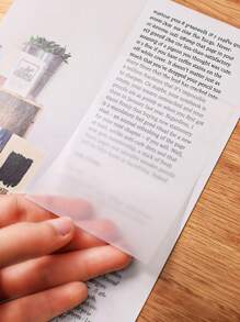 1 tờ ghi chú trong suốt dành cho tin nhắn, ghi chú bài tập về nhà, bảng ghi chú. Thích hợp cho sinh viên, công nhân cổ trắng và sử dụng trong gia đình - Trong sáng - Xem 3