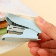 Blue Mini Cute Cartoon Stapler For Students, Small Staples Included - Blue - View 2