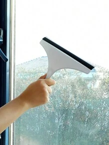 3pcs Blue Soft Glass Cleaning Squeegee, Suitable For Window Mirror Cleaning - Blue - View 2