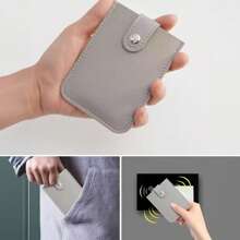 1pc Random Color Stackable Concealed Pull-out Card Holder For Wallet - Multicolor - View 6