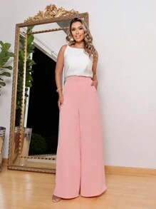 Women Pants - Baby Pink - View 5