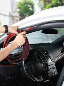 Car Door Soundproofing Strips, Engine Bay Sealing Strips - Black - View 9