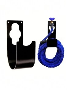 Nuevo Estante Portátil De Almacenamiento De Manguera De Pared De Plástico - Negro - Ver 5